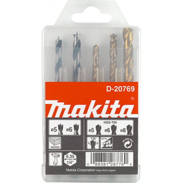 Makita D-20769 Комплект свредла