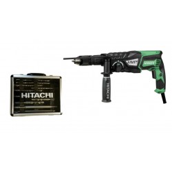 Перфоратор Hitachi DH28PMY  + Комплект SDS-plus