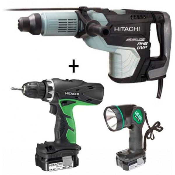 HItachi Перфоратор DH52ME + Винтоверт DS14DCL